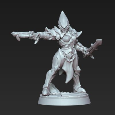 Ashen Inquisitor with crossbow and sword in helm AG